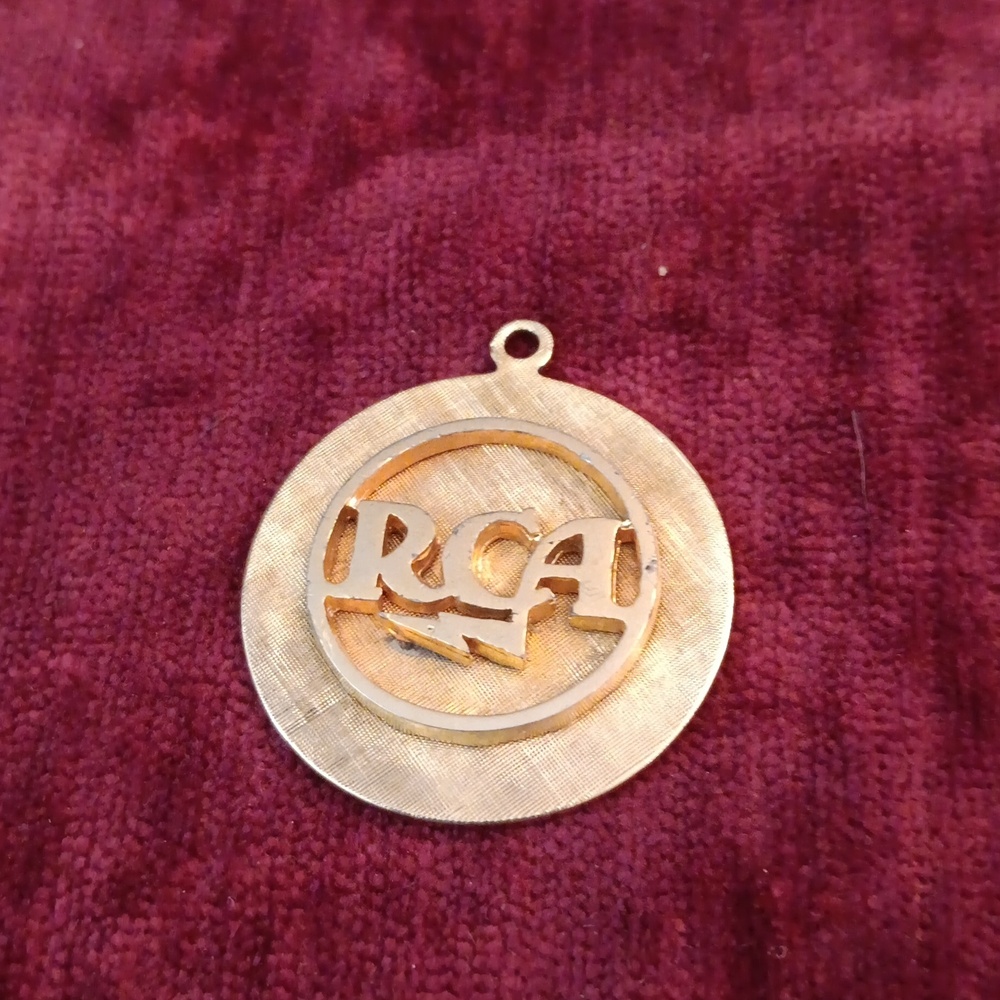 Vintage RCA EMBLEM FOR KEY CHAIN